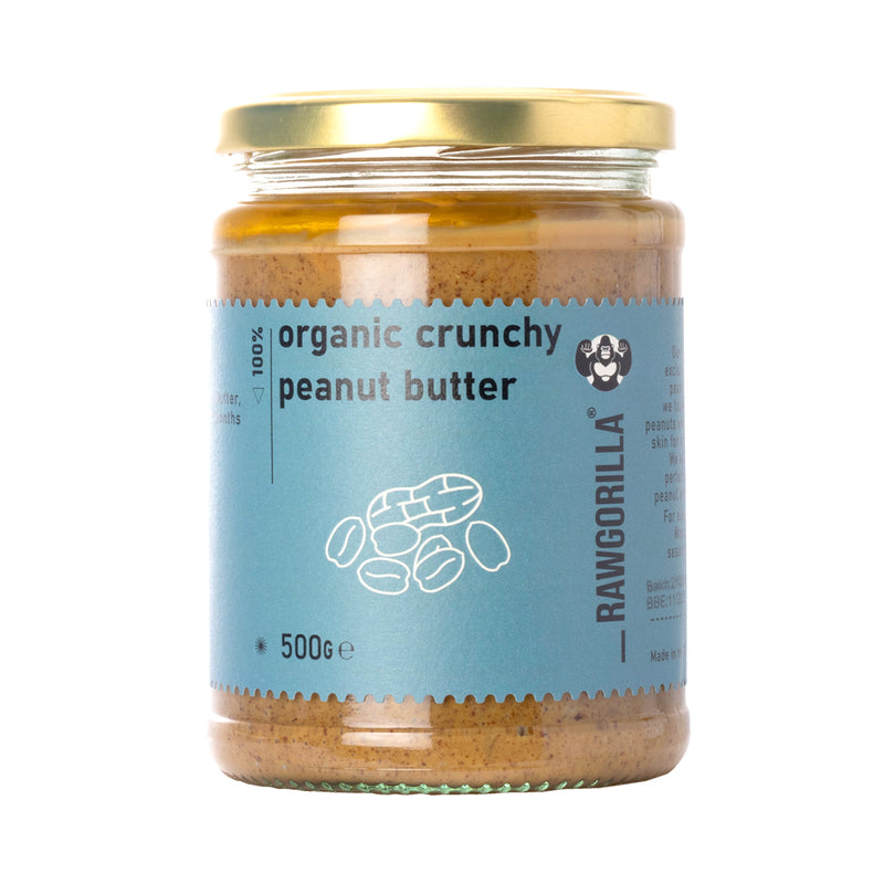 Organic Crunchy Peanut Butter - RAWGORILLA