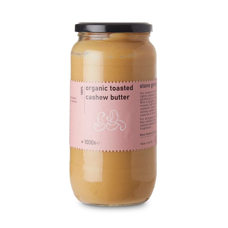 Organic Toasted Cashew Butter - 1000g - RAWGORILLA