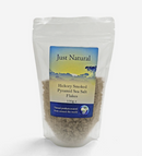 Hickory Smoked Pyramid Sea Salt Flakes - Just Natural Bulk - 150g