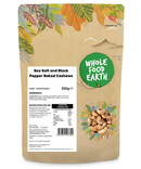 Sea Salt and Black Pepper Baked Cashews