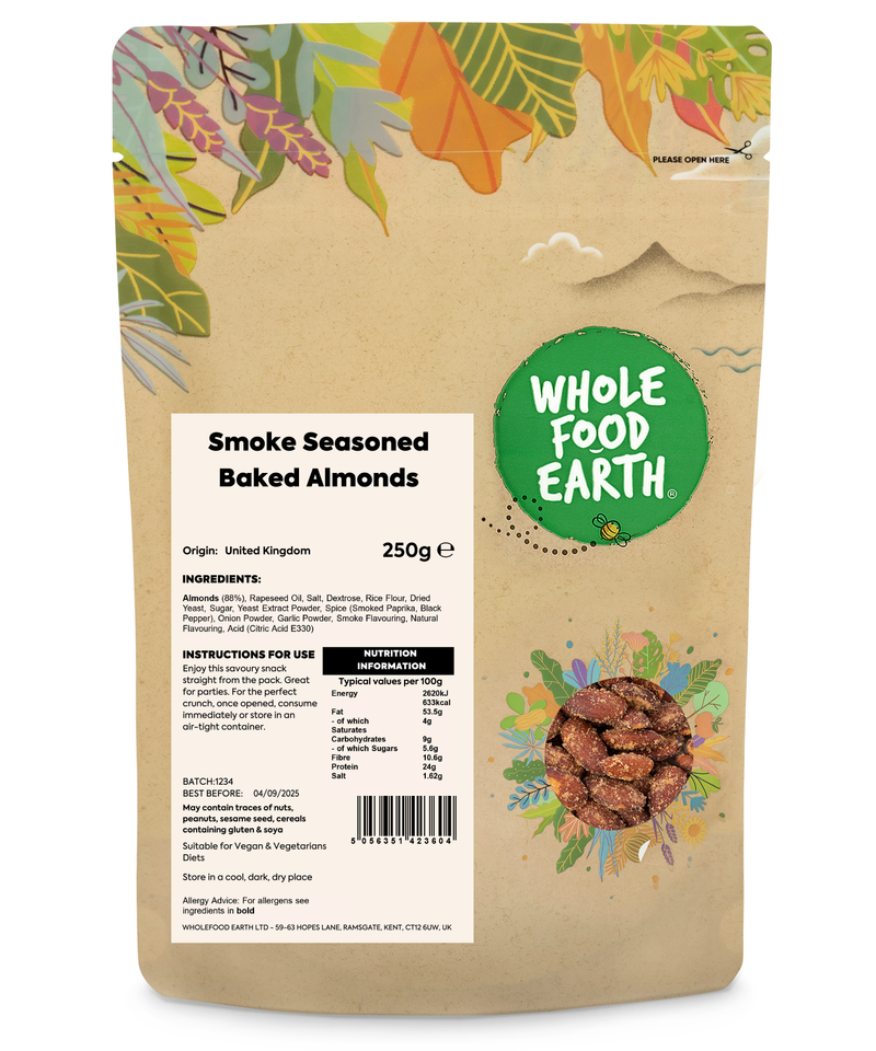 Smoked Seasoned Baked Almonds