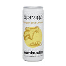 Raw & Organic Kombucha Lemon & Ginger - Spraga - 330ml