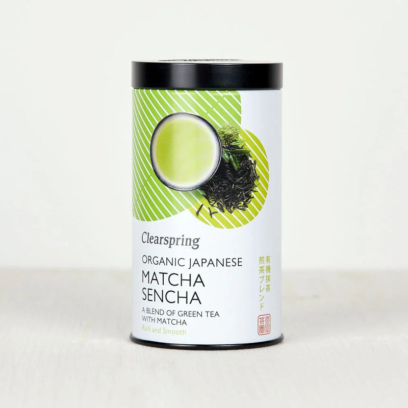 Organic Japanese Matcha Sencha Loose Tea - Clearspring  - 85g
