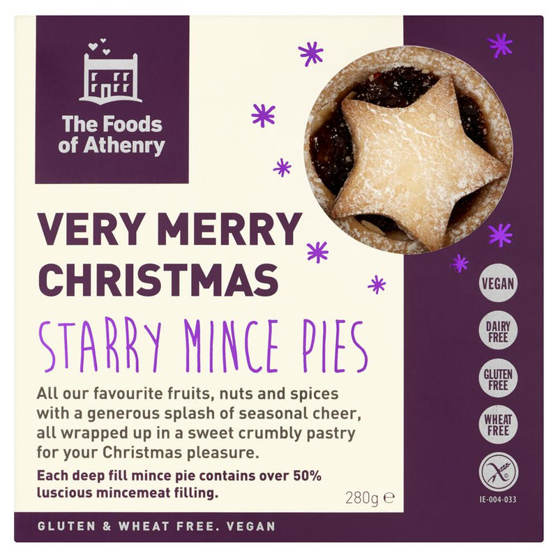 Gluten Free Very Merry Mince Pies - 280g - The Foods Of Athenry