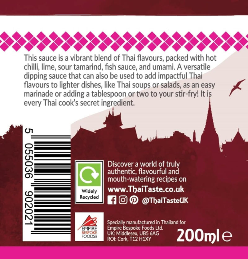 Thai Chilli & Tamarind Sauce - Thai Taste - 200ml