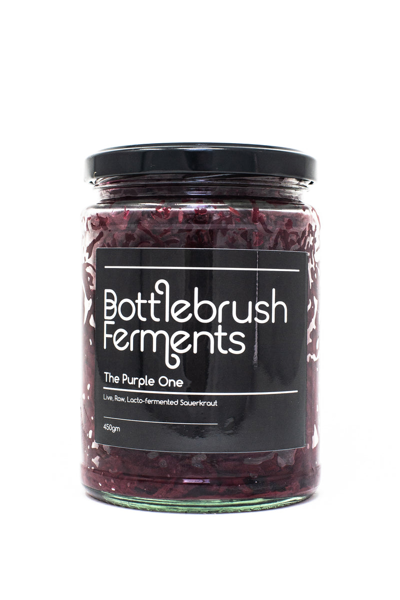 The Purple One (Raw Sauerkraut) - Bottlebrush Ferments - 475g