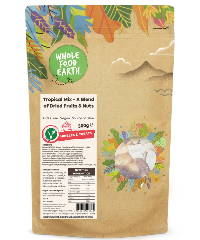 Tropical Mix - A Blend of Dried Fruits & Nuts