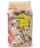 Tropical Mix Dried Fruits & Nuts 1kg bag – Stock & Bite