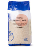 White Basmati Rice - Stock & Prep - 1.5kg