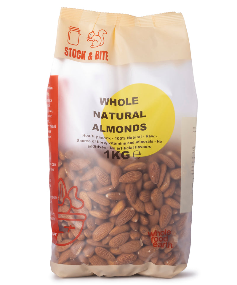 Whole Natural Almonds - Stock & Bite - 1kg