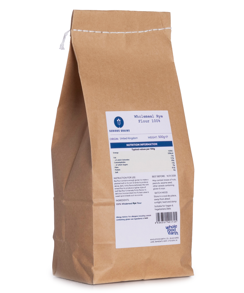 Wholemeal Rye Flour (Stoneground) 100%