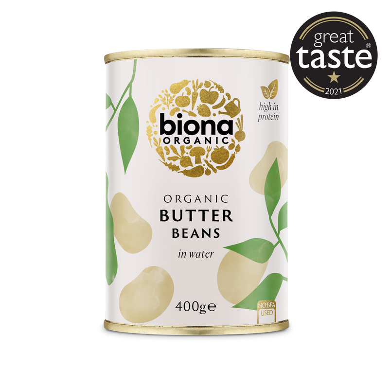 Organic Butter Beans - 400g - Biona