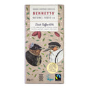 Organic Chocolate Bar Dark Coffee - Bennetto - 80g