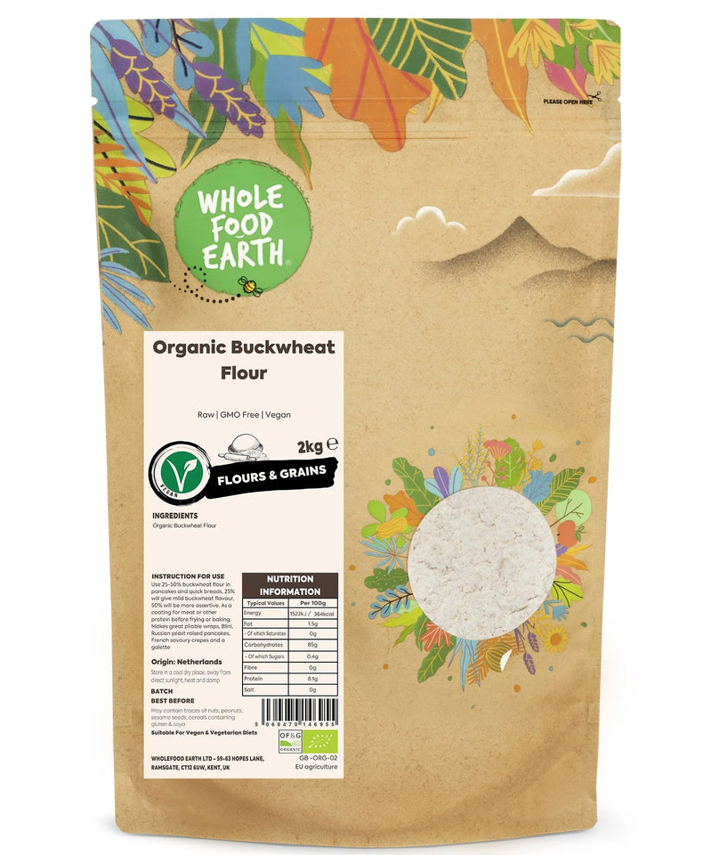 Organic Buckwheat Flour - Serious Grains