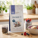 Chia Seeds — chia pudding and berry smoothie