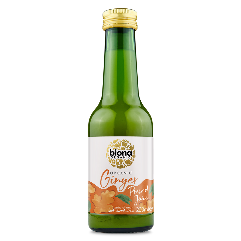 Organic Ginger Juice Organic - Cook-Blend -Dress - 200ml - Biona