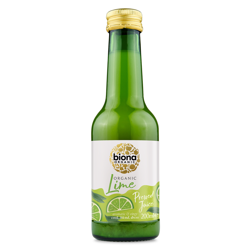 Organic Lime Juice - Not from Concentrate - Cook-Blend-Dress - 200ml - Biona