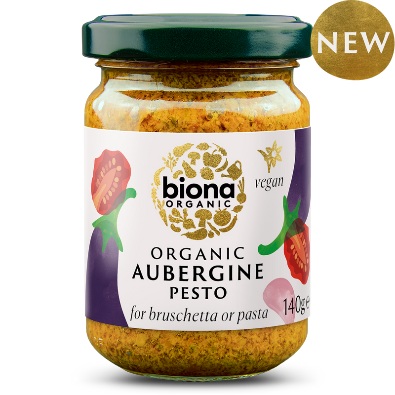 Organic Aubergine Pesto - 140g - Biona