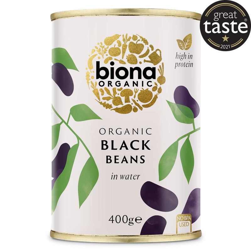 Organic Black Beans - 400g - Biona