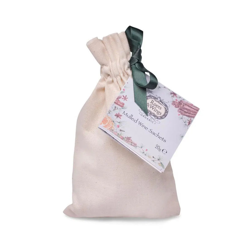 Organic Mulled Wine Sachets - Roots and Wings - 20g
