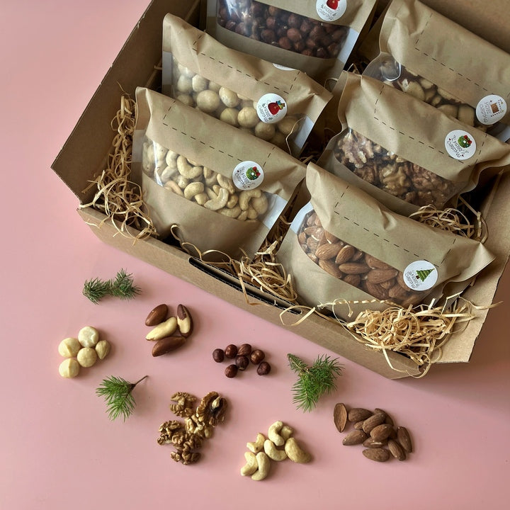 Organic Christmas Nuts Box