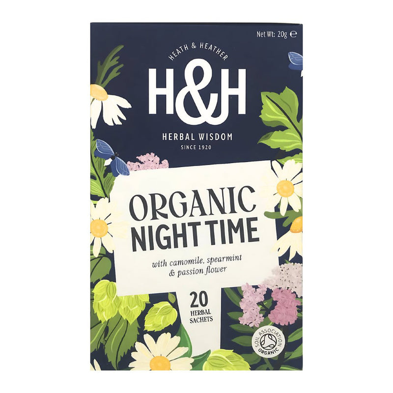 Organic Soft & Sleepy Night Time Tea - 20 Bags - Heath & Heather