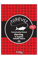 Organic Herring in Tomato Sauce - Fish4Ever - 110g