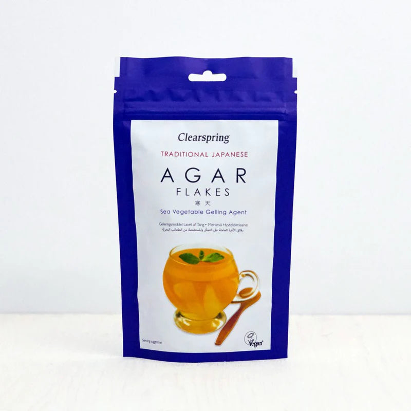 Traditional Japanese Agar Flakes - Clearspring - 28g