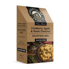 Gluten Free Cranberry Apple & Chestnut Stuffing - Shropshire Spice - 120g