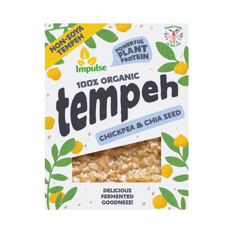 Organic Chickpea and Chia Seed Tempeh - 200g - Impulse