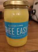 Jar of Ghee Easy 245g on kitchen counter
