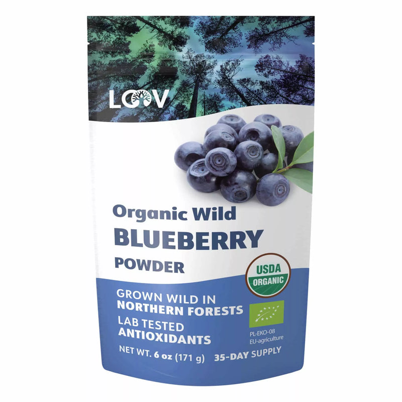 Organic Freeze-Dried Wild Blueberry Powder - 91G - Loov