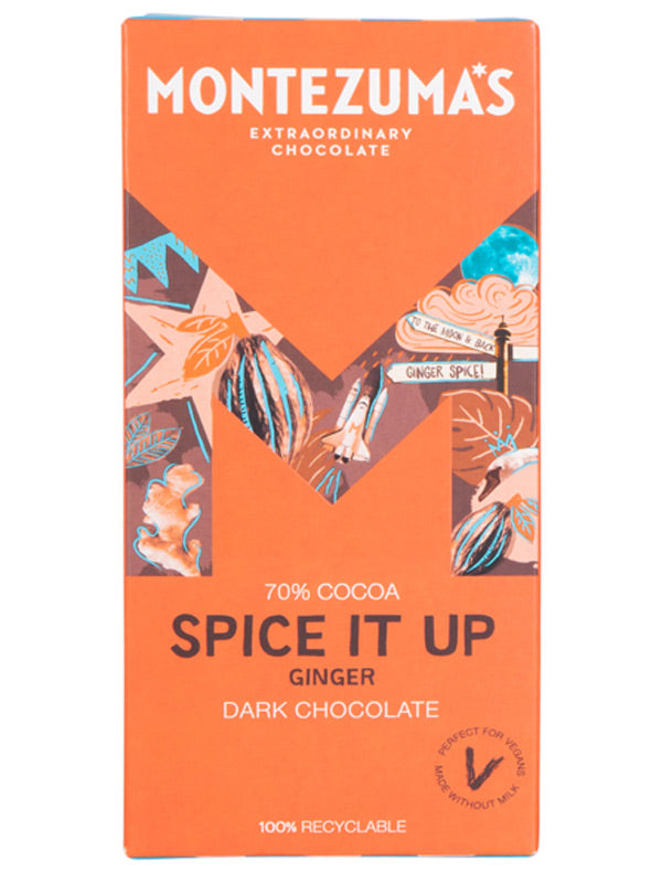 Spice It Up dark chocolate with Ginger - Montezuma's - 90g