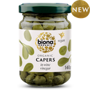 Organic Capers in wine vinegar - 140g - Biona