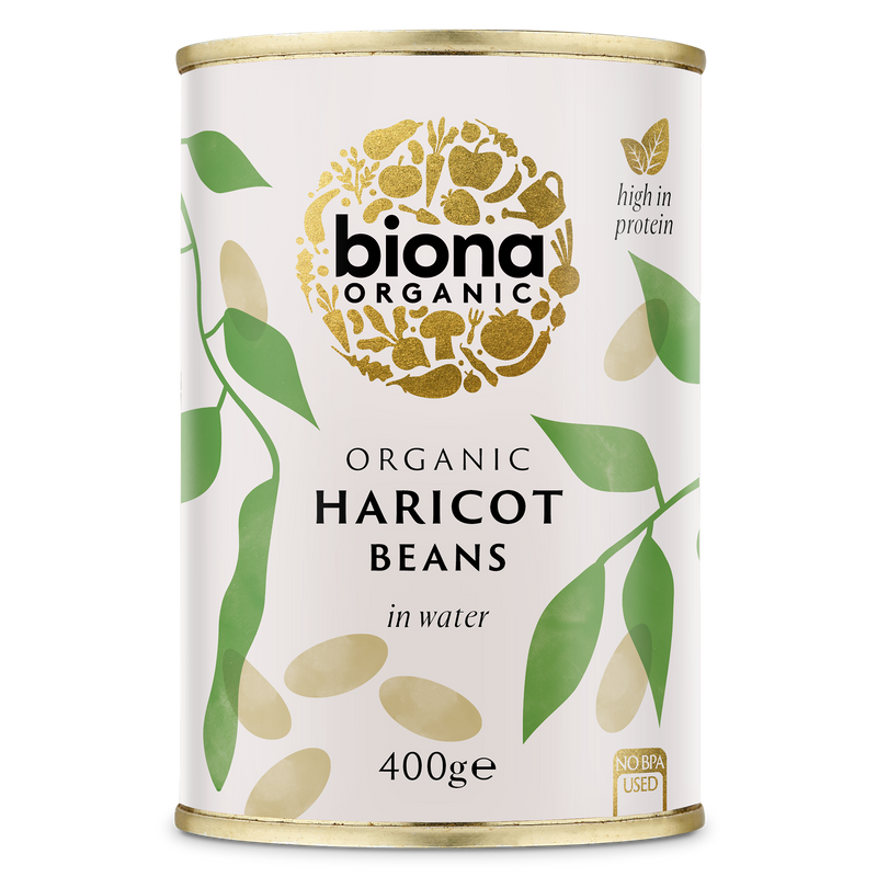 Organic Haricot Beans - 400g - Biona