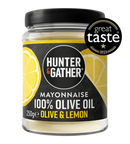 Olive & Lemon 100% Olive Oil Mayonnaise - Hunter and Gather - 250g