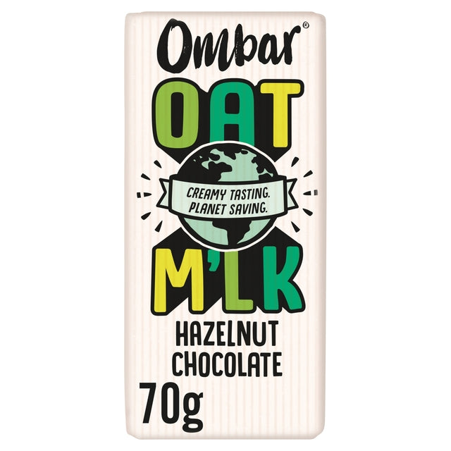 Oat Milk Hazelnut Chocolate - 70g - Ombar