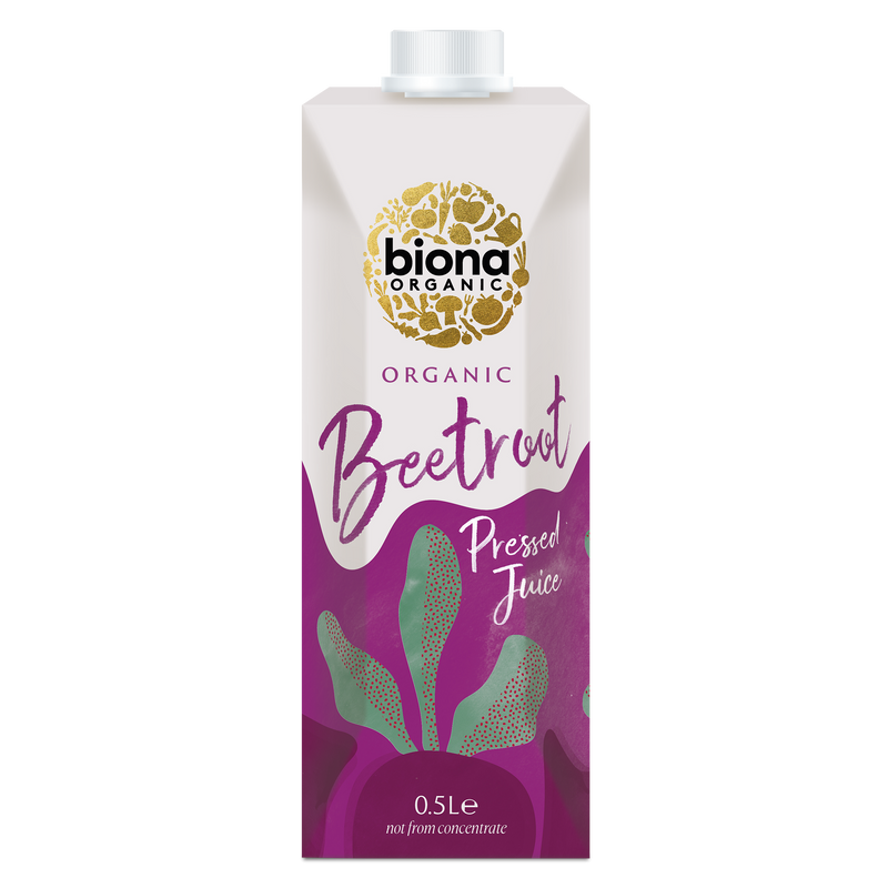 Organic Beetroot Juice - Pressed -Tetra  - 500ml - Biona