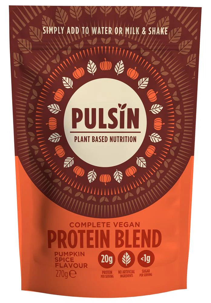 Pumpkin Spice Complete Vegan Protein Blend - Pulsin - 270g