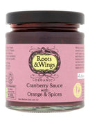 Organic Cranberry Sauce with Orange & Spices - Roots and Wings - 200g