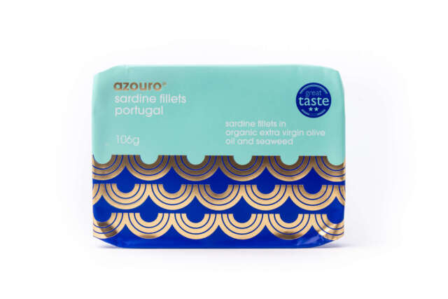 Sardine Fillets in Organic Extra Virgin Olive Oil & Seaweed - Azouro - 106g