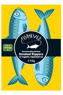 Smoked Kippers in Organic Rapeseed Oil - Fish4Ever - 110g