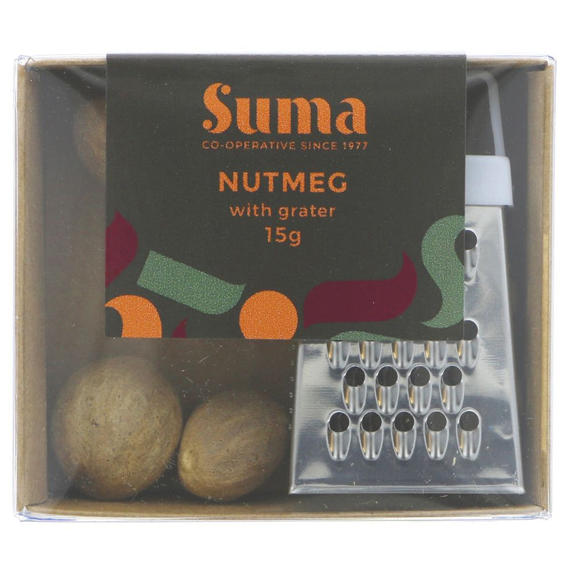 Nutmeg Grater & Nutmegs - 15g - Suma