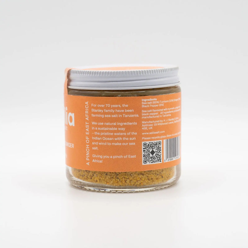 Turmeric Ginger Salt - The Earthy Blend - Asilia Salt - 140g