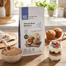 Wheat Bran Medium — yoghurt bowl and bran muffins