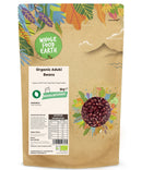 Organic Aduki Beans | Vegan | GMO Free | High Fibre | High Protein - Wholefood Earth® - 5060470146535