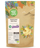 Organic Dried Apple Rings | Raw | GMO Free | Vegan | High Fibre - Wholefood Earth® - 5060470142308