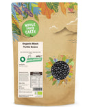 Organic Black Turtle Beans | Raw | GMO Free | Vegan | High Fibre | High Protein - Wholefood Earth® - 5060470140014