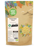 Organic Bulgur Wheat | GMO Free | Vegan | High Fibre - Wholefood Earth® - 5060470142087