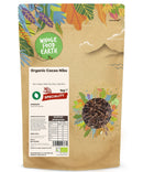 Organic Cacao Nibs | Raw | Vegan | GMO Free | Peru | High Fibre - Wholefood Earth® - 5060470143671